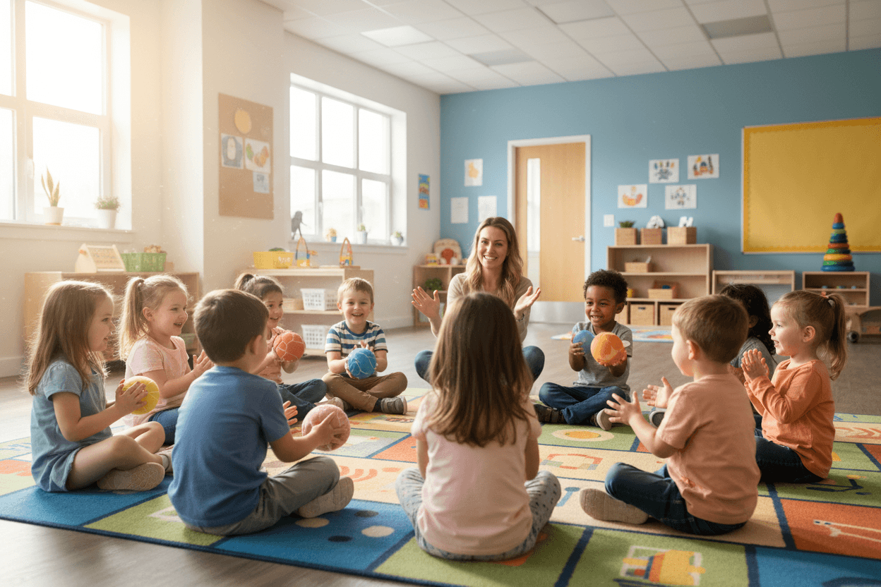 25 Circle Time Games for Preschoolers (No Elimination)