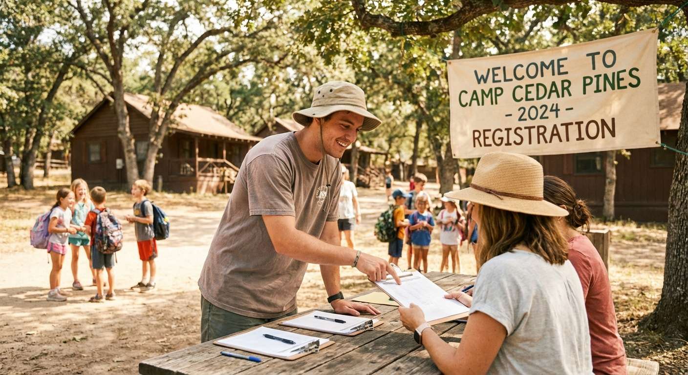 Comparison of camp registration models showing week-by-week, activity selection, and schedule options